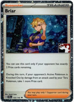 SV Stellar Crown 132/142 Briar (Prize Pack League Promo Cosmo Holo)