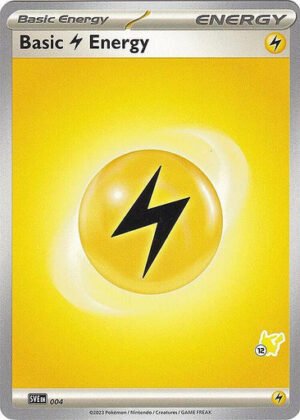 Scarlet & Violet SVE EN04 Basic Lightning Energy (Pikachu Symbol 12)