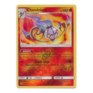 SM Guardians Rising 13/145 Chandelure (Reverse Holo)