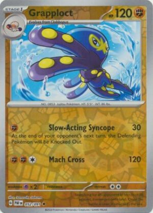 SV Paldean Fates 052/091 Grapploct (Reverse Holo)