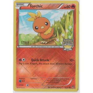 XY Furious Fists 12/111 Torchic (League Promo STAFF)