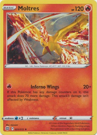 Brilliant Stars 021/172 Moltres (Holo)