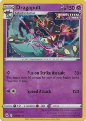 Fusion Strike 130/264 Dragapult (Cosmo Holo)