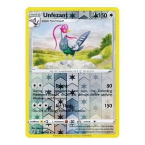 Rebel Clash 145/192 Unfezant (Reverse Holo)