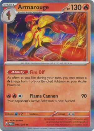 SV Paldean Fates 015/091 Armarouge (Holo)