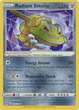SWSH Lost Origin 124/196 Radiant Steelix