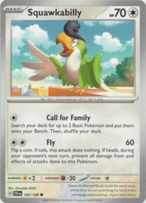 Scarlet & Violet (Base Set) 162/198 Squawkabilly
