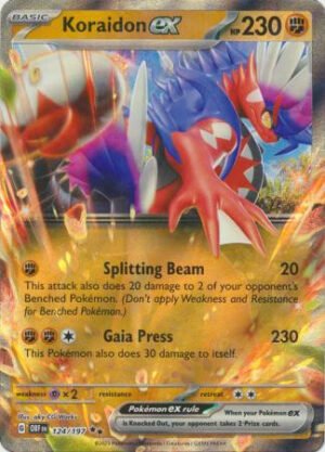 SV Obsidian Flames 124/197 Koraidon ex (Half Art)