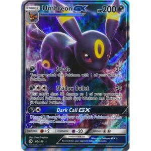 Sun and Moon (Base Set) 80/149 Umbreon GX (Half Art)