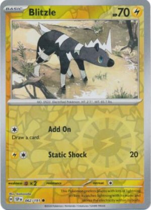 SV Surging Sparks 062/191 Blitzle (Reverse Holo)