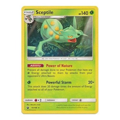 SM Celestial Storm 10/168 Sceptile (Shatter Holo)