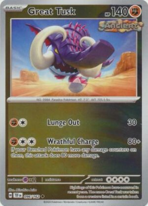 SV Temporal Forces 096/162 Great Tusk (Reverse Holo)