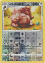 SWSH Lost Origin 151/196 Greedent (Reverse Holo)