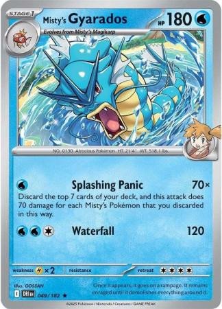 SV Destined Rivals 049/182 Misty's Gyarados (Holo)