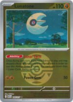 ME Ascended Heroes 105/217 Lunatone (Reverse Holo BALL SYMBOL)