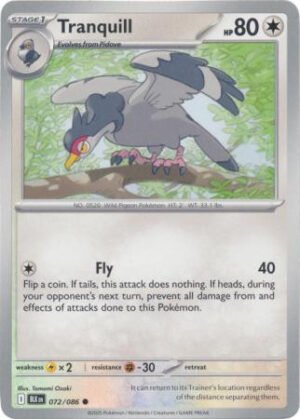 SV Black Bolt 072/086 Tranquill