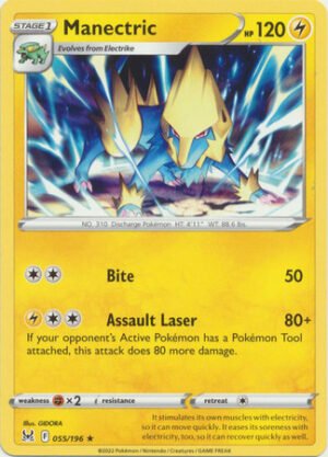 SWSH Lost Origin 055/196 Manectric