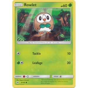 Sun and Moon (Base Set) 9/149 Rowlet (Non-Holo)