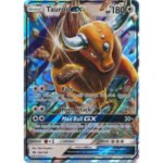 Sun and Moon (Base Set) 100/149 Tauros GX (Half Art)