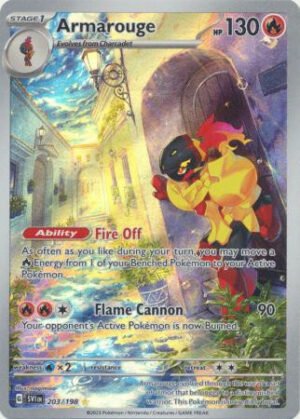 Scarlet & Violet (Base Set) 203/198 Armarouge (Illustration Rare)