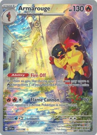 Scarlet & Violet (Base Set) 203/198 Armarouge (Illustration Rare)