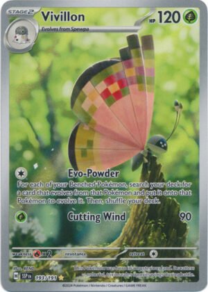 SV Surging Sparks 193/191 Vivillon (Illustration Rare)
