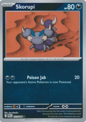 ME Perfect Order 051/088 Skorupi (Reverse Holo)