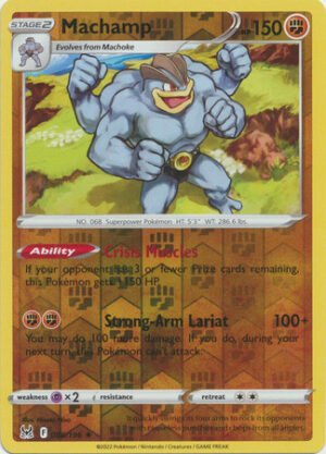 SWSH Lost Origin 088/196 Machamp (Reverse Holo)
