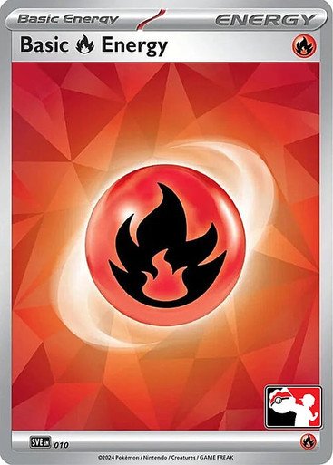 Scarlet & Violet SVE EN10 Basic Fire Energy (Prize Pack League Promo Non-Holo)