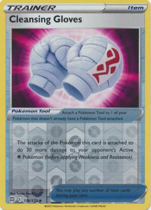Brilliant Stars 136/172 Cleansing Gloves (Reverse Holo)