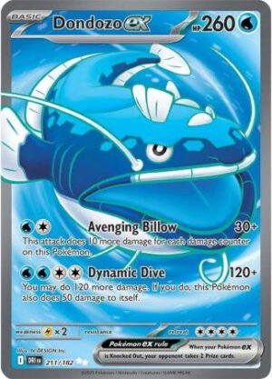 SV Destined Rivals 211/182 Dondozo ex (Full Art)