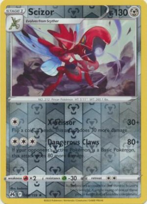 Crown Zenith 086/159 Scizor (Reverse Holo)