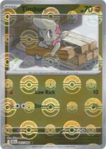 SV Black Bolt 047/086 Timburr (POKE BALL Reverse Holo)