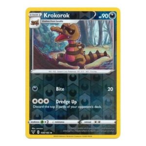 Vivid Voltage 108/185 Krokorok (Reverse Holo)