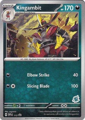 Scarlet & Violet Promo SVP113 Kingambit (Darkrai Symbol)