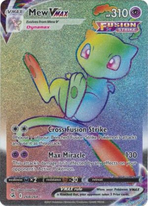 Fusion Strike 268/264 Mew VMAX (Rainbow Rare)
