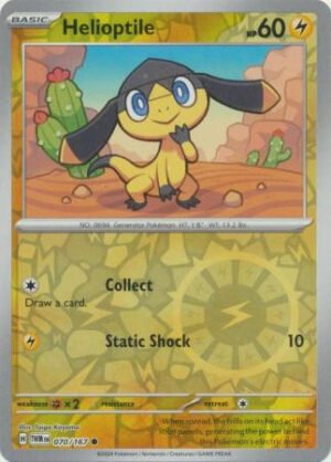 SV Twilight Masquerade 070/167 Helioptile (Reverse Holo)