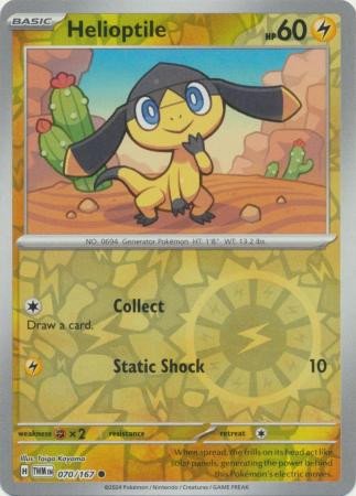 SV Twilight Masquerade 070/167 Helioptile (Reverse Holo)