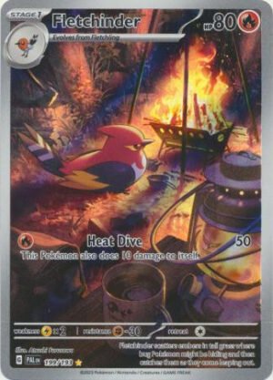 SV Paldea Evolved 199/193 Fletchinder (Illustration Rare)