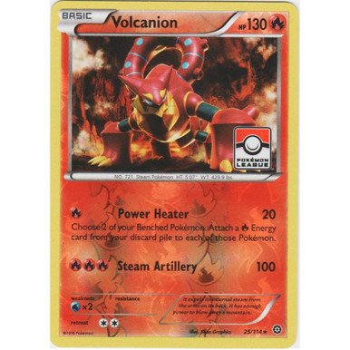 XY Steam Siege 25/114 Volcanion (League Promo)
