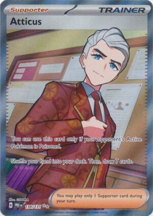 SV Prismatic Evolutions 134/131 Atticus (Full Art)