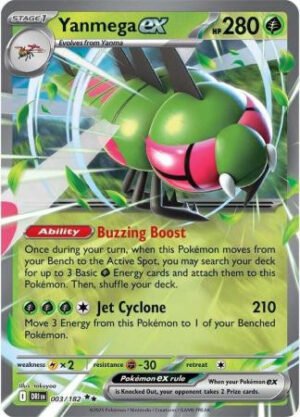 SV Destined Rivals 003/182 Yanmega ex (Prize Pack League Promo)