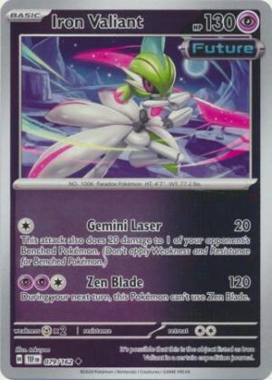 SV Temporal Forces 079/162 Iron Valiant (Reverse Holo)