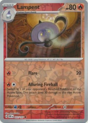 SV Obsidian Flames 037/197 Lampent (Reverse Holo)