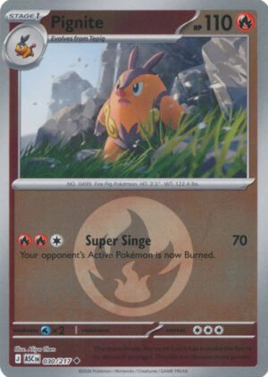 ME Ascended Heroes 030/217 Pignite (Reverse Holo ENERGY SYMBOL)