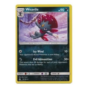 SM Ultra Prism 74/156 Weavile (Reverse Holo)