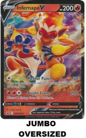 JUMBO Sword & Shield Promo SWSH252 Infernape V