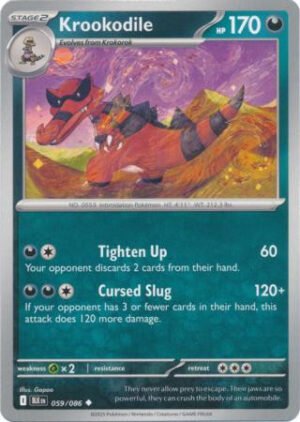 SV Black Bolt 059/086 Krookodile