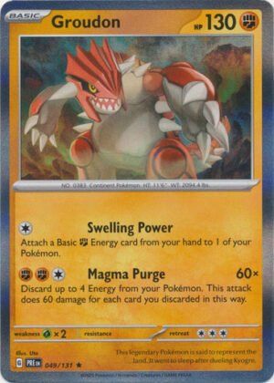 SV Prismatic Evolutions 049/131 Groudon (Holo)