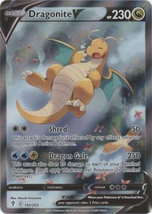 Evolving Skies 192/203 Dragonite V (Alternative Art, Full Art)
